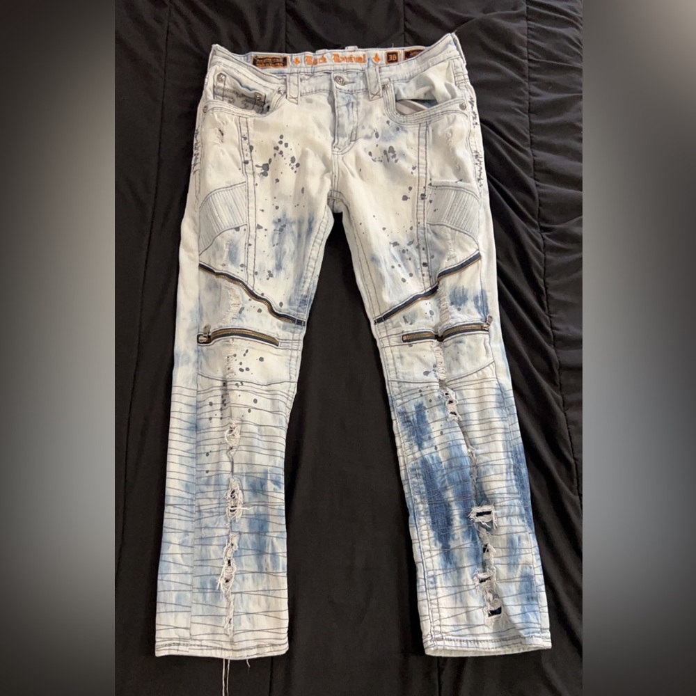 Mens Rock Revival Jeans